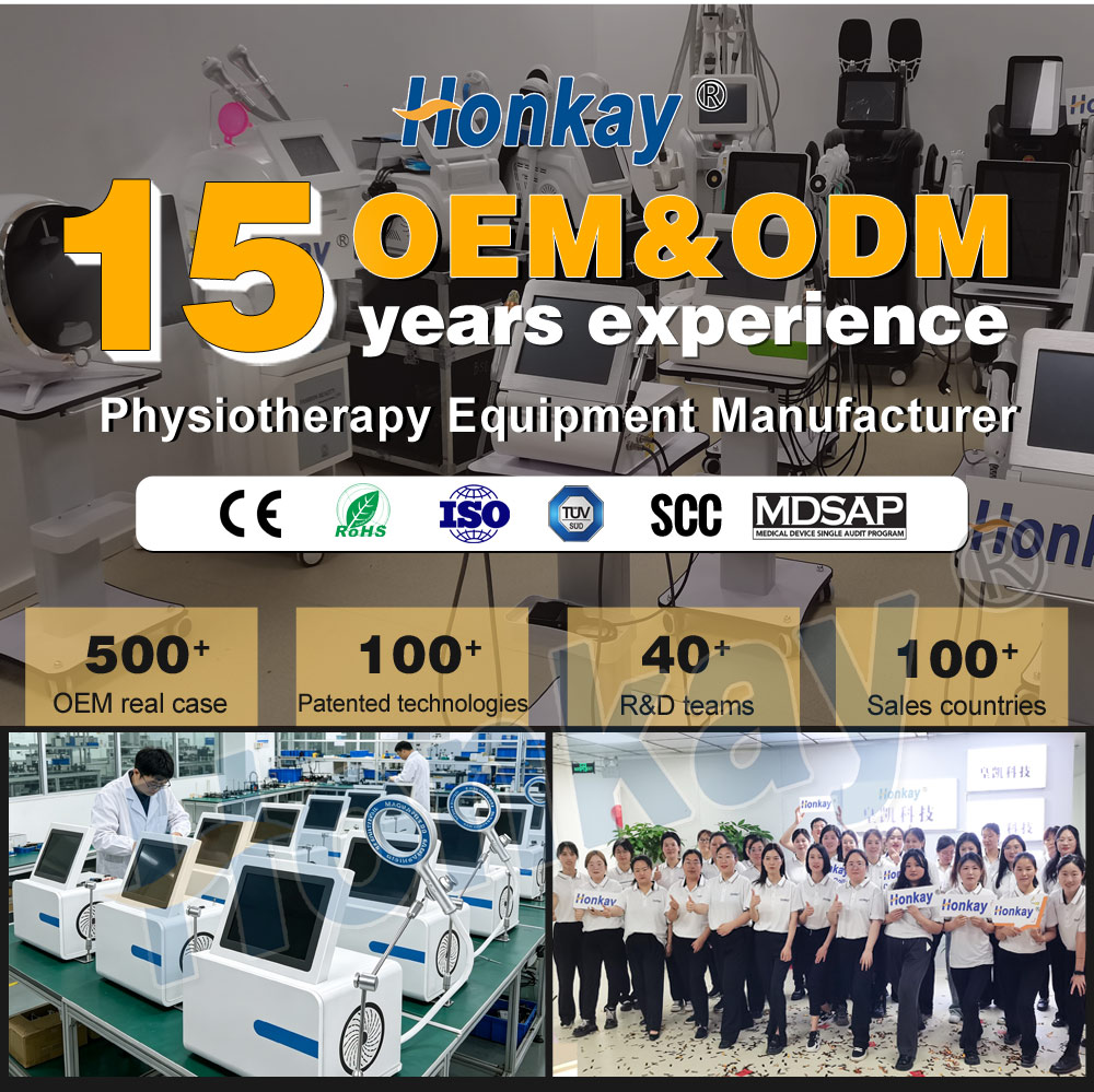 Honkay manufacturing facility with the OEM and ODM service summary and certification marks